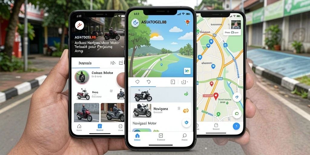 Tampilan antarmuka utama ASIATOGEL88 untuk Navigasi Motor.