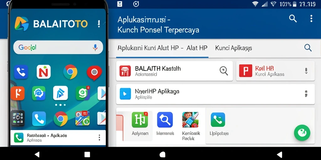 Tampilan antarmuka BALAITOTO yang modern dan sederhana.