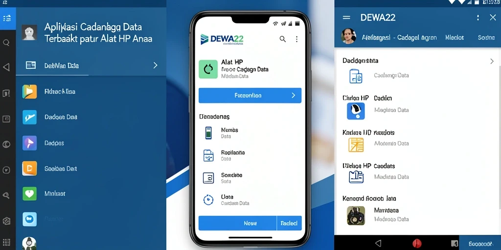 Antarmuka DEWA22 yang sederhana untuk Cadangan Data.