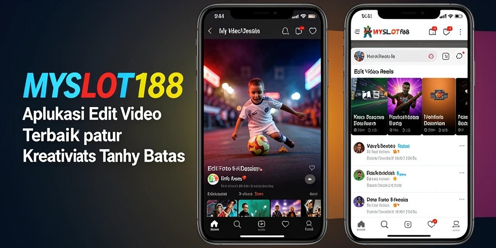 Antarmuka MYSLOT188 yang memudahkan pengguna dalam Edit Video Reels.